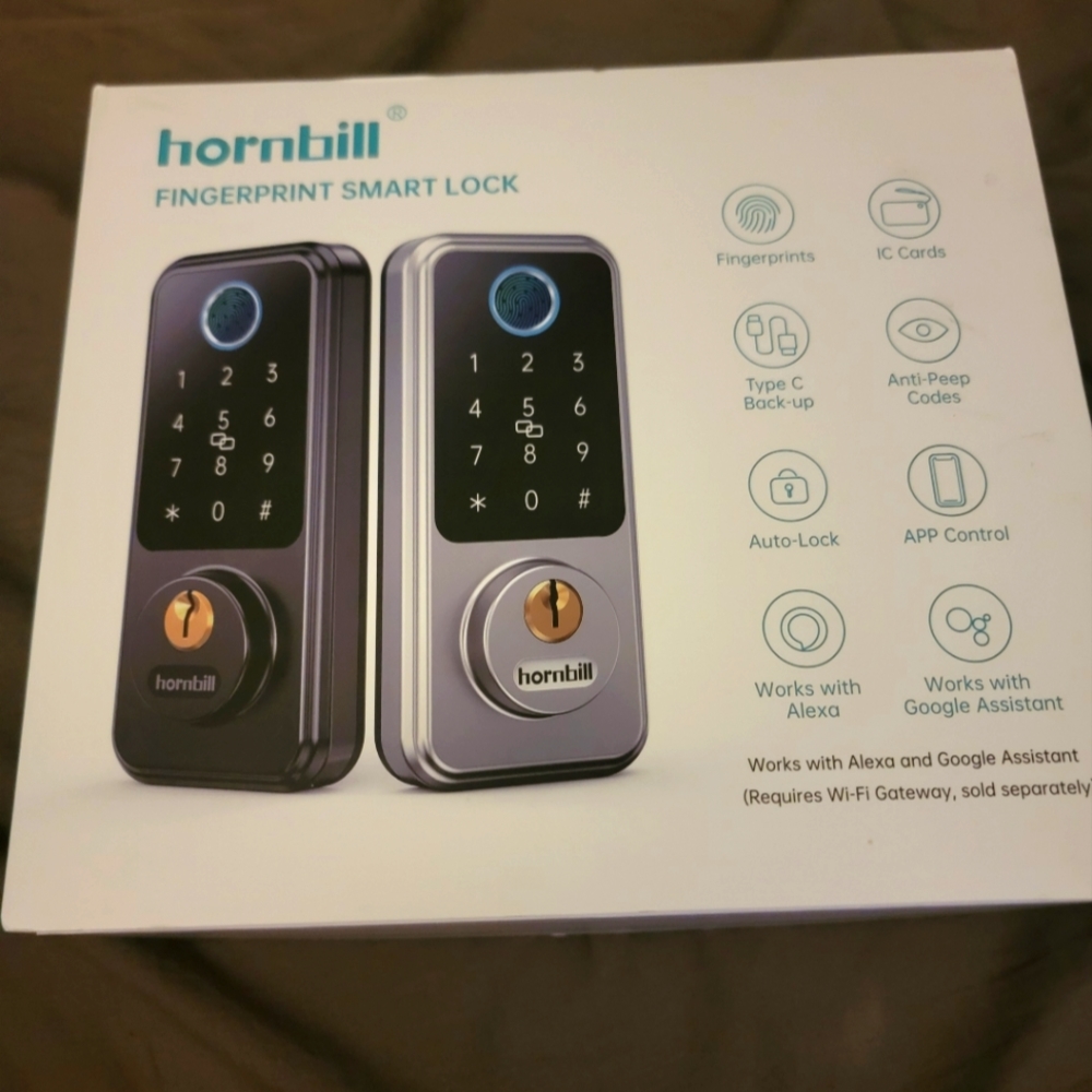 Hornbill fingerprint smart lock